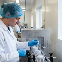 Проверка на температурата на продукт със сонда на производствена линия
